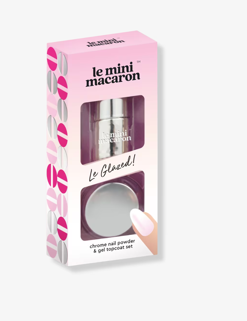 Le Mini Macaron - Le Glazed! Chrome Nail Powder Set | Ulta Beauty